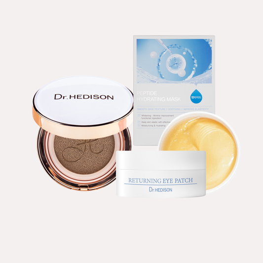 Dr. Hedison Miracle Cushion & Returning Eye Patch & Peptide Hydrating Mask