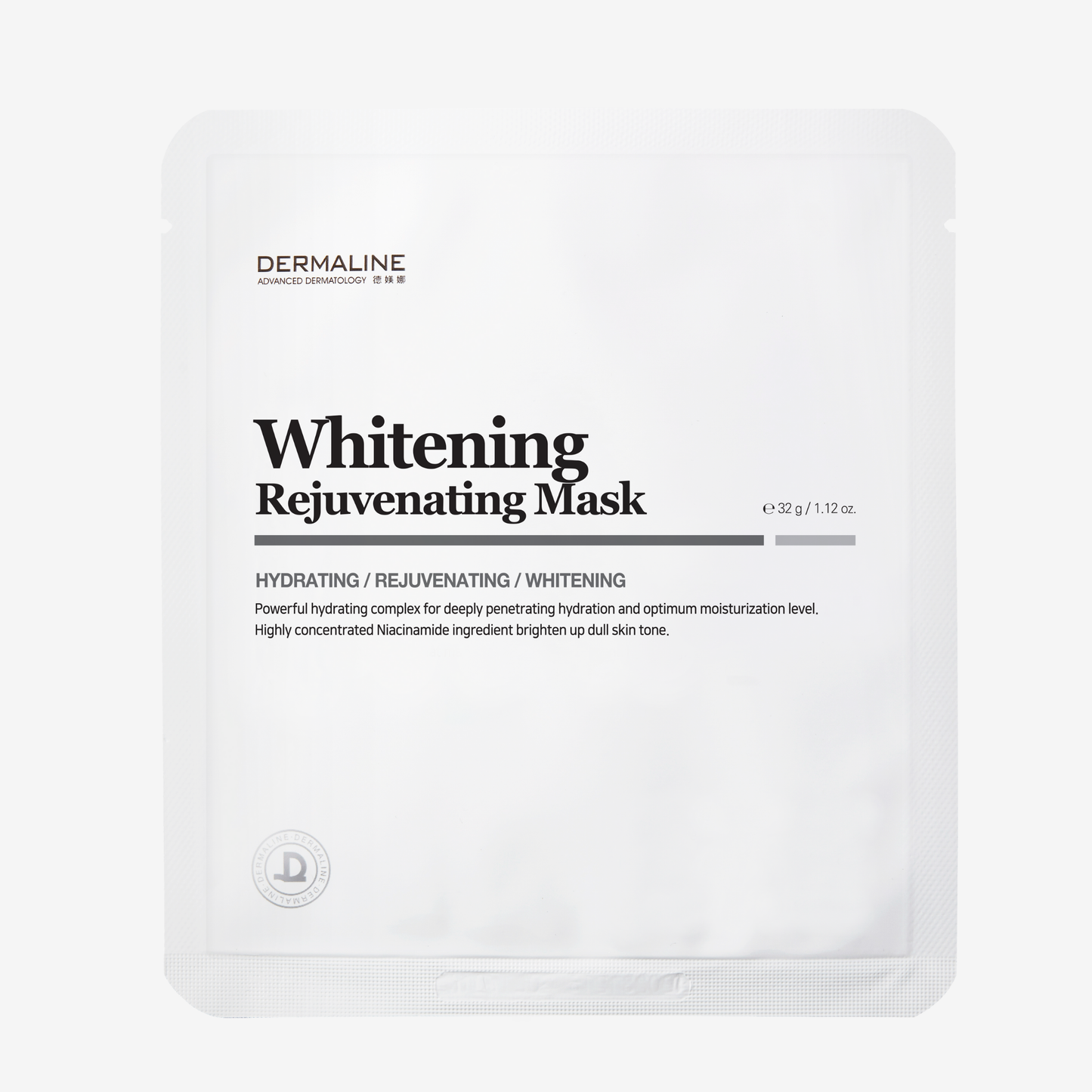 Зacпoкійливa мacкa з eфeктoм peвітaлізaції DERMALINE Hуdro Soothing & Calming Mask