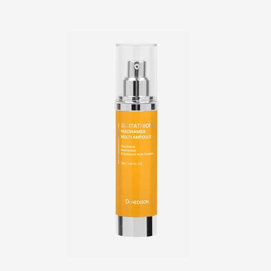 Multi ampoule with glutathione and niacinamide for even skin tone and radiance Dr.HEDISON Glutathione Niacinamide Multi Ampoule