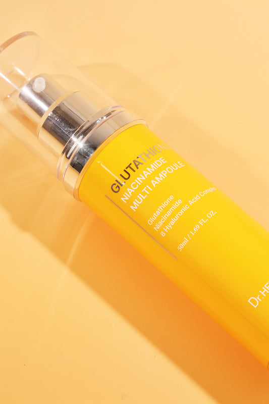 Multi ampoule with glutathione and niacinamide for even skin tone and radiance Dr.HEDISON Glutathione Niacinamide Multi Ampoule