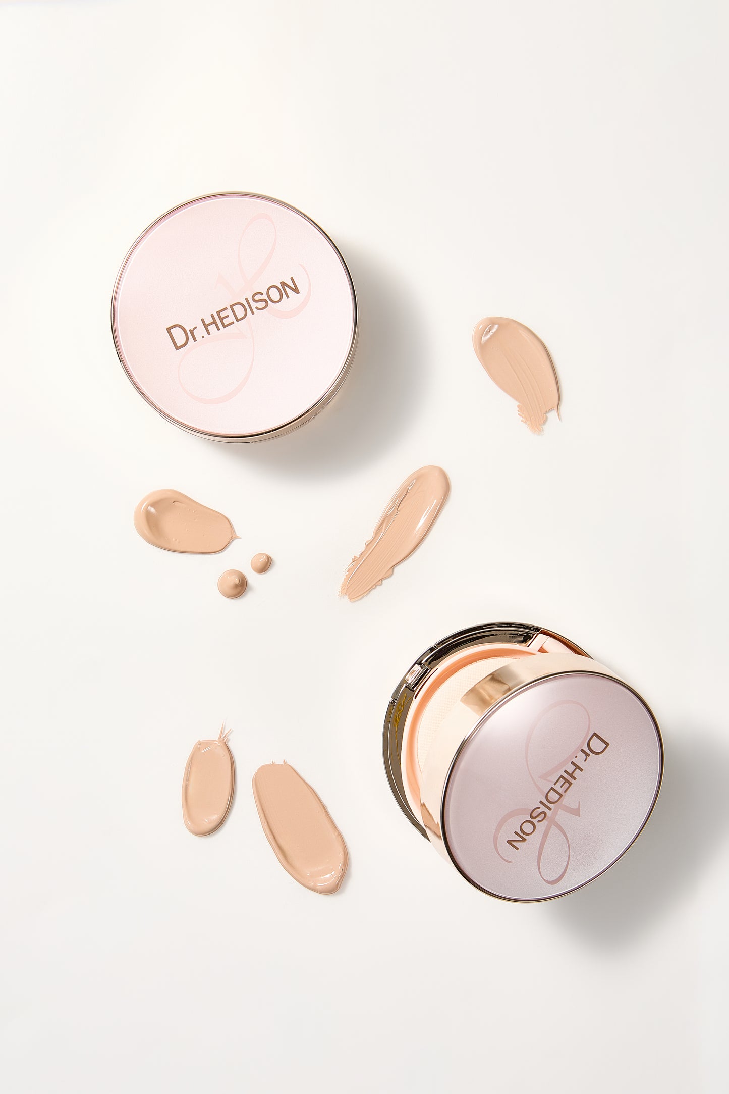 Professional SMART Cushion Ivory for cool undertones with SPF50/PA+++ and refill Dr.HEDISON Miracle Cushion Ivory