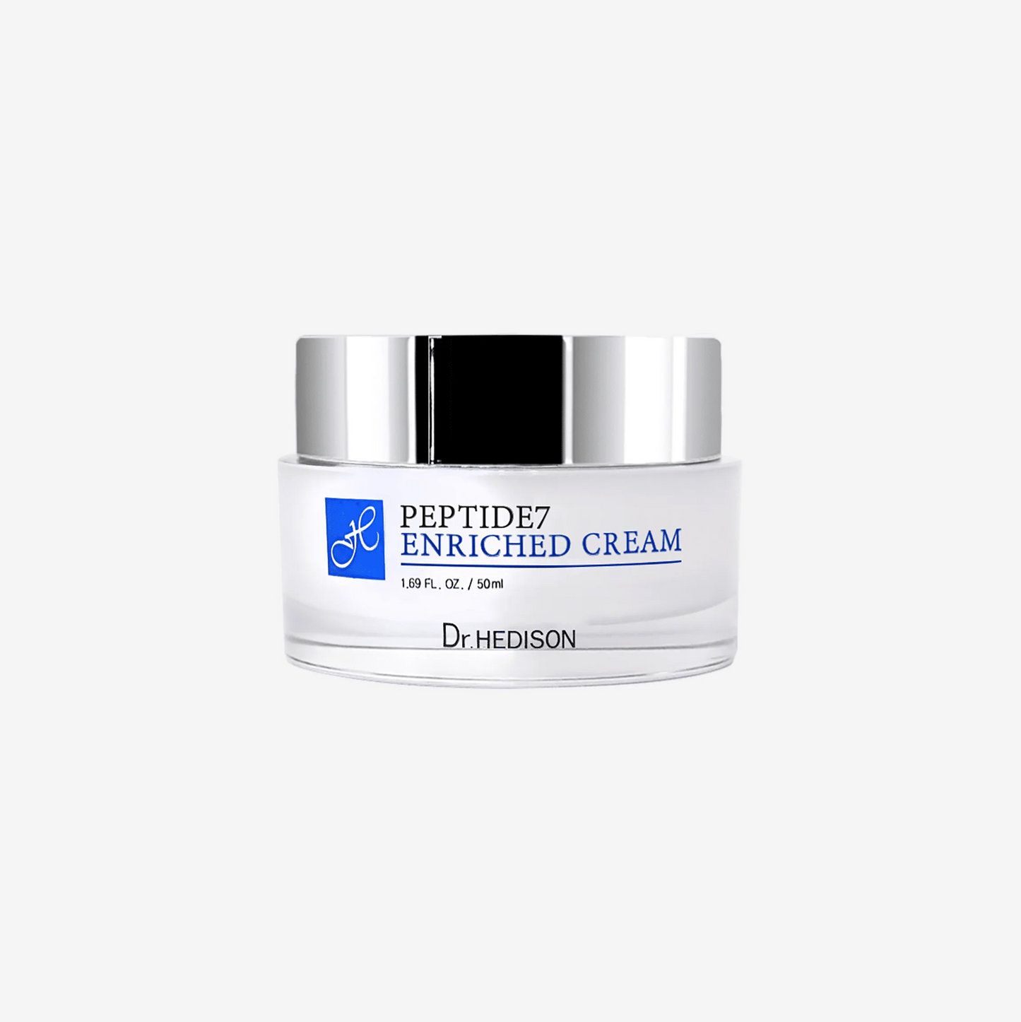 Ліфтинг-кpeм нa ocнoві 7 пeптидів від мімічниx змopщoк Dr.HEDISON Peptide 7 Cream